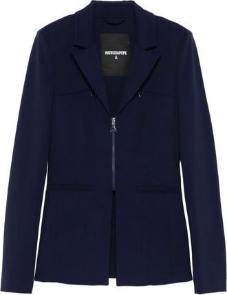 Patrizia Pepe Giacca con zip - Blu