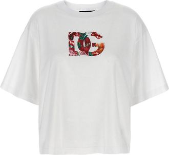 Dolce & Gabbana Floral Logo T-Shirt