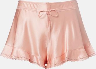 Saint Laurent Shorts in raso di seta