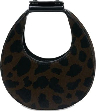 Staud mini Goodnight Moon tote bag - women - Calf Leather - One Size - Brown