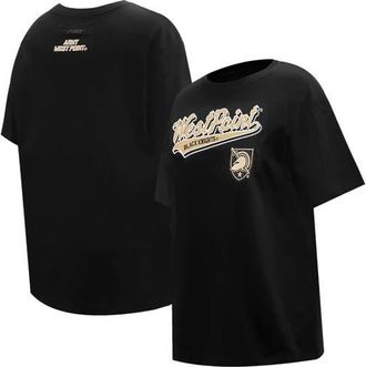 Pro Standard Womens Pro Standard Black Army Black Knights Script Tail Oversized Boyfriend T-Shirt at Nordstrom, Size Medium
