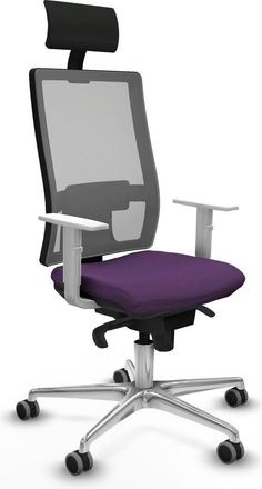 Piqueras y Crespo Piqueras Y Crespo Silla De Oficina Moderna Violeta Ajustable