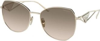 Prada PR 57Ys Zonnebril - Dames - Zonnebrillen - Geel - 57 MM - Accessoires