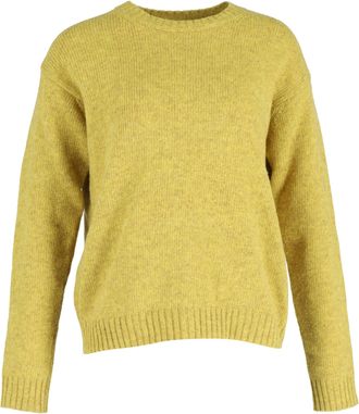 Acne Studios Knitted Sweater in Yellow Wool