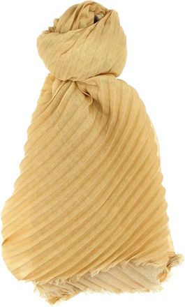 Issey Miyake Foulard plissettato - Giallo