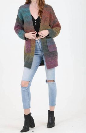 Angie Sunset Ombre Soft Cardigan