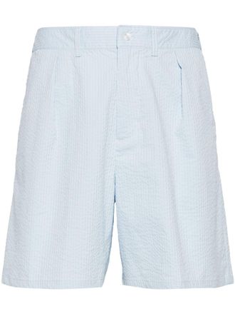 Nike striped seersucker shorts - men - Nylon/Cotton/Polyester/Elastane - M - Blue