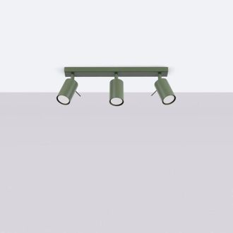 Wonderlamp Regleta Vinivi Verde, 3 Luces