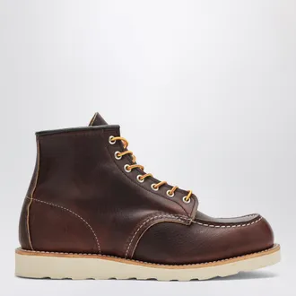 Red Wing Shoes Brown Classic Moc 6-Inch boots in leather