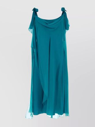 Alberta Ferretti silk sleeveless dress