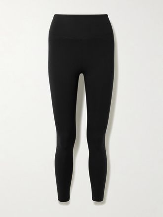 Eres Leggings In Jersey Stretch Con Ricamo Bille - Nero