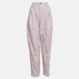 Isabel Marant Light Purple Cotton Pleated Trousers