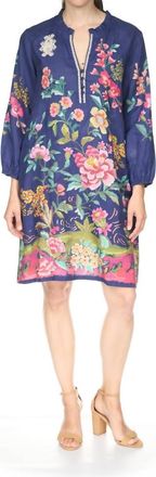 Johnny Was Shift Field Dress In Blue Night Miraze