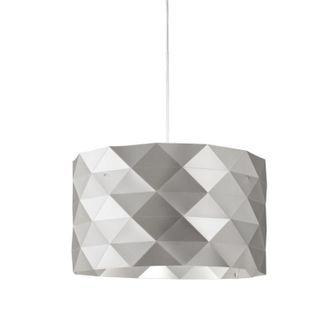 Linea Zero Suspensi&oacute;n Plateada En Metal Cromado Cm. 40x25h