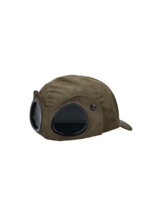 C.P. Company Mens Hats Green Polyamide