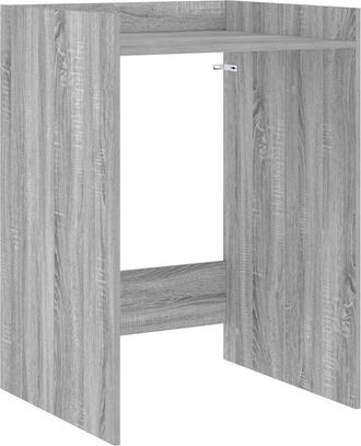 vidaXL Armario Para Lavadora Sonoma Gris 67,5 X 62 X 97 Cm Vidaxl