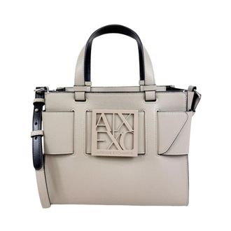 A|X Armani Exchange Handbags, female, Beige, Size: ONE SIZE Susy Tote S