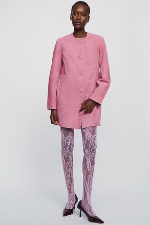 High Heel Jungle Rosa Lace Tights