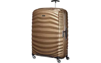 Samsonite Koffer SAMSONITE Lite-Shock Spinner, Damen, Gr. B/H/T: 33cm x 81cm x 55cm, gold (goldfarben), Kunststoff, Koffer Koffer