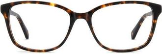 Kate Spade New York reilly 55mm rectangular reading glasses in Havana at Nordstrom