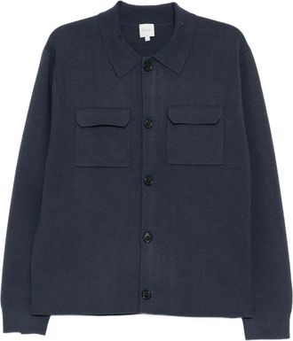Paul Smith Gebreid overhemd - Blauw
