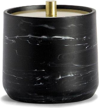 Andrea House Aufbewahrungsbehälter Nero mit Marmoroptik ø 10.5/ H 10.5 cm