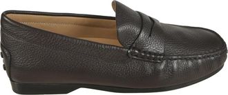 Tod's Platte schoenen voor vrouwen - Heren - Loafers - Zwart - 39 EU - Schoenen
