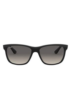 Ray-Ban Wayfarer 58mm Aviator Sunglasses in Black/Grey Gradient at Nordstrom
