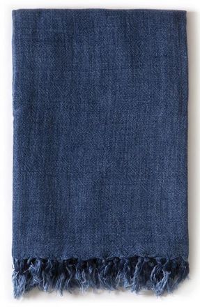 Pom Pom at Home Montauk Throw Blanket in Indigo at Nordstrom