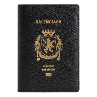 Balenciaga Passport Holder Black 7877422AA3R1000