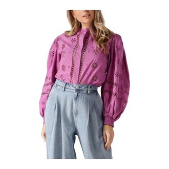 Ibana Dames Blouses Tomasa - Dames - Blouses & Shirts - Roze - Maat: S