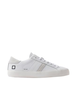 D.A.T.E. Hill Low Calf Sneakers in White