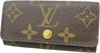 Louis Vuitton Pre-owned Porta Chiavi in Tela - - Pre-owned - Donna - Marrone - ONE SIZE