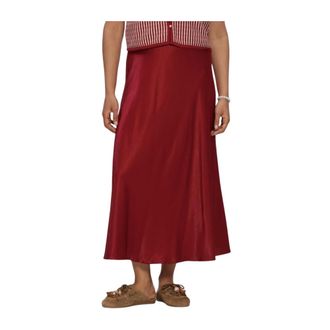 Moss Copenhagen Dames, Rokken, Rood, Maat: XS