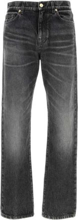 Versace Straight Leg Jeans - Heren - Regular Fit Jeans - Zwart - W32 - Katoen - Jeans