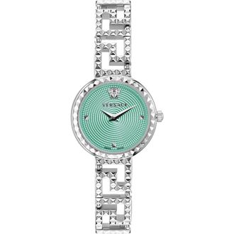 Versace Greca Goddess Bracelet Watch, 28mm in Stainless Steel at Nordstrom