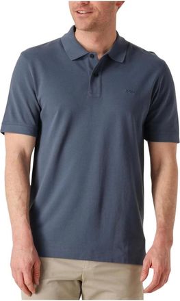HUGO BOSS Tops, Heren, Blauw, M, Katoen, Pallas Polo