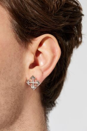 Off-white Single Earring, Mens, Silver