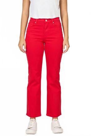 Dear John Denim Anika Mid Rise Jeans In Red Salsa