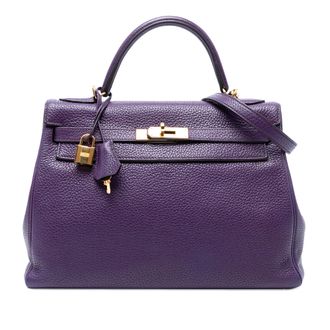 Herm&egrave;s Ultra Violet Togo Kelly II Retourne 32