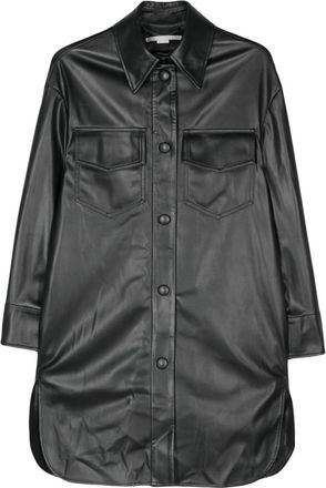 Stella McCartney Black Leather Overshirt