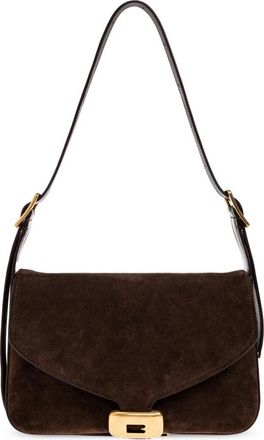 Balenciaga Clicca Medium Bag - Dames - Schoudertassen - Bruin - ONE Size - Leer - Tassen