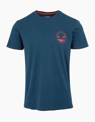 Regatta Mens Regatta Mens Breezed V Mountain Back Print T-Shirt - Navy - Size: 40