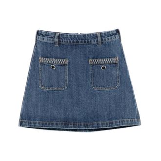 Self Portrait Mujer, Faldas, Azul, Talla: S