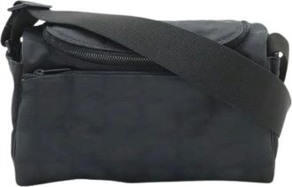 Chanel Pre-owned Cross Body Bags, female, Black, Size: ONE SIZE Pre-owned Nylon Cross Body Bag