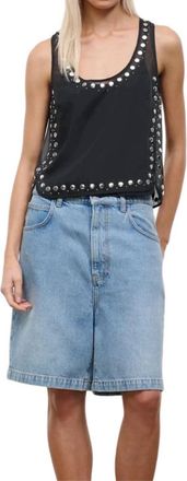 Staud Womens Cara Top In Black