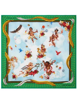 【関税込み】Off-White マルチカラー Cloud Arrow スカーフ Off-white Multicolor Cloud Arrow Scarf from $302.00 - on