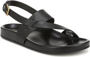 Franco Sarto Beryl Toe Loop Slingback Sandal in Black at Nordstrom Rack, Size 6.5
