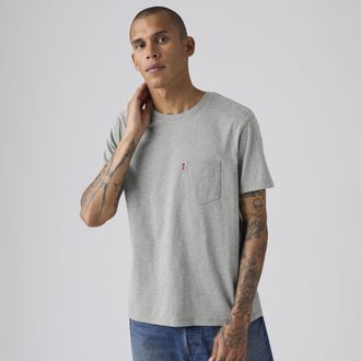 Levi's Classic Pocket Tee - Mens - 2XL - Grey