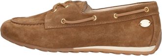 Fred De La Bretoniere Uta Mocca Moccasin - Dames - Bootschoenen - Bruin - 40 EU - Leer - Schoenen